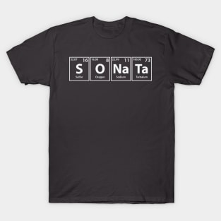 Sonata (S-O-Na-Ta) Periodic Elements Spelling T-Shirt